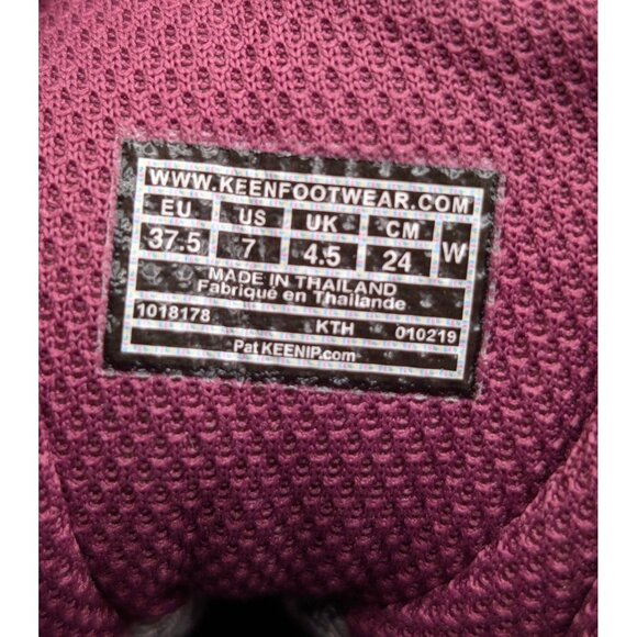 Keen Targhee III Waterproof Mid Hiking Boots Womens Size 7 W WIDE Pink Brown - Picture 7 of 7